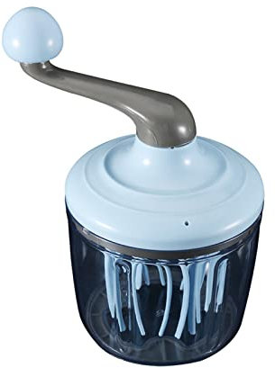 Wifehelper Type Manuel de Fabricant de Mousse de Fouet de Crème d'Oeufs, Outil Manuel De Cuisine De Batteur d'Oeufs 1100ml
