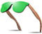 KITHDIA occhiali da sole in legno da uomo unisex occhiali da sole polarizzati con protezione UV400 occhiali da sole Donna S5029