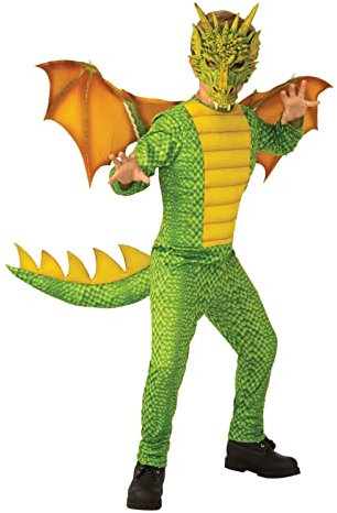 Bristol Novelty 700926M000 Costume de dragon pour enfant, multicolore, garçon Halloween