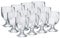 Borgonovo Lot de 12 verres à vin incassables classiques très résistants 175 ml