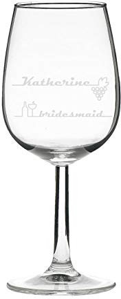 Bicchiere da vino, personalizzato, inciso - classico - 1 bicchiere (1)