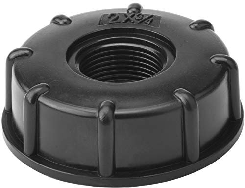 Drado IBC-Adapter 3/4 Zoll Innengewinde IBC Tank Zubehör IBC-Behälterzubehör Adapterdeckeldeckel