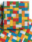 4 x Building Blocks Recyclable Wrapping Paper for Boys and Girls - Premium Gift Wrap Sheets for Kids Birthday, Father's Day, Christmas and more. 70cm x 50cm each sheet