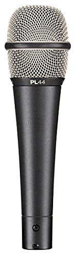 Electro-Voice PL44 dynamic microphone, super cardioid pattern with neodymium magnet structure