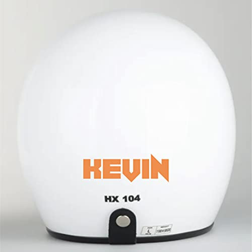 ADESIVI NOME PERSONALIZZATO BICI MOTO CASCO AUTO SCUOLA CASA decalcomanie tuning COD.C0017 (Arancione)