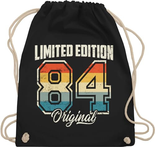 Turnbeutel Rucksack - 40. - Limited Edition 1985 Original I Vierzigster Geburtstag I 40 Geburtstag - Unisize - Schwarz - geschenkideen für frauen ab geschenkideen+für+frauen+ab+40 40er 1984 beutel
