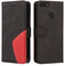 Fatcatparadise Cover per Huawei P Smart/Enjoy 7S/ Honor 9 Lite, Flip Caso in PU Pelle Case Cover Libro Portafoglio Protettiva Custodia con TPU Antiurto,[Kickstand][Slot per Schede][Magnetica] (Nero)