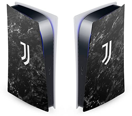 Head Case Designs Licenza Ufficiale Juventus Football Club Nero Marmoreo Arte Vinile Frontalino Sticker Gaming Pelle Adesivo Compatibile con Sony Playstation 5 PS5 Digital Edition Console