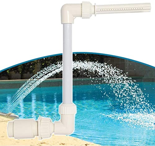 ZPYXBH Wasserfall Springbrunnen Poolspritze Einstellbarer Wasserfall Pool Brunnen Swimmingpool Brunnen Wasserfontäne Poolbrunnen Wasserfallbrunnen Wasserbecken Dekoration