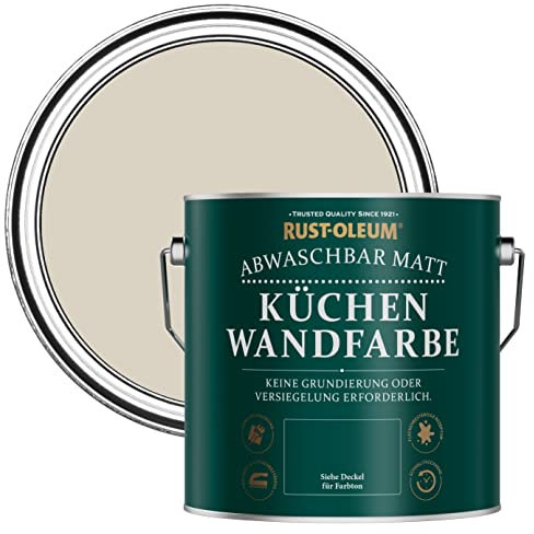 Rust-Oleum Light Brown Washable Kitchen Wall Paint in Matt Finish - Hessian 2.5L