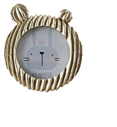 MOOWI Bilderrahmen Nordic Style Harz Fotorahmen runde Form Bild Rahmen Desktop Ornamente Schlafzimmer Wohnkultur Bilderrahmen-Set (Size : 16x20cm)