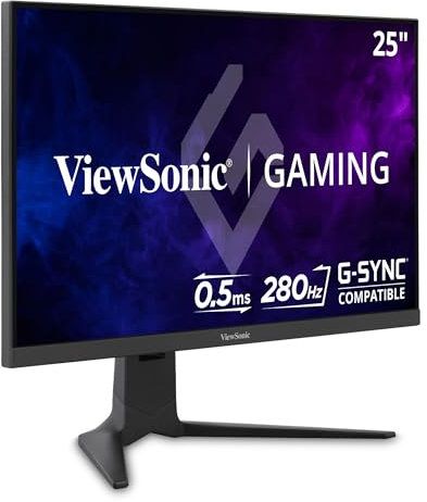 ViewSonic XG2536 25 Gaming Monitor, 240Hz, 0.5ms MPRT, RGB Light, FreeSync Premium
