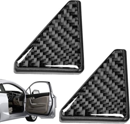 LearnLyrics Car Door Edge Protector - Carbon Fiber Anti-Collision Sticker, Soft Vehicle Protection Tool for Trucks, SUVs, and RVs
