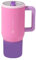 HydroJug Traveler Moderner Trinkbecher mit Griff und einfachem Klapp-Trinkhalm, für Auto-Becherhalter, auslaufsichere Wasserflasche, wiederverwendbar, isolierter Edelstahl und Gummiboden, Geschenk für