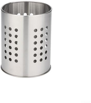 Utensilienhalter mit rundem Loch, Edelstahl, Besteckständer für Küche, Abtropfgestell