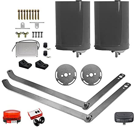 PKM-B01 Tipo de brazo plegable curvo automático Tipo de brazos de doble brazos de giro abrepero de motor de hasta 8,2 pies o 330 libras puerta C.A. Motorizado(KIT C)