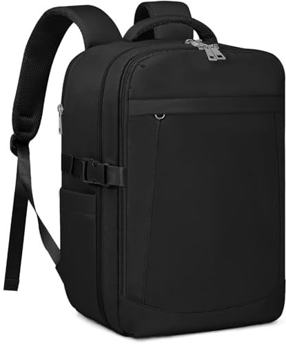 Yankony Zaino Ryanair 40x20x25 Zaino da Viaggio Aereo Bagaglio a Mano 40x20x25 Ryanair 20L Borse da Cabina per Donna Uomo 14 Pollici Porta PC Portatili con Tasca Antifurto per Scuola Lavoro Affari