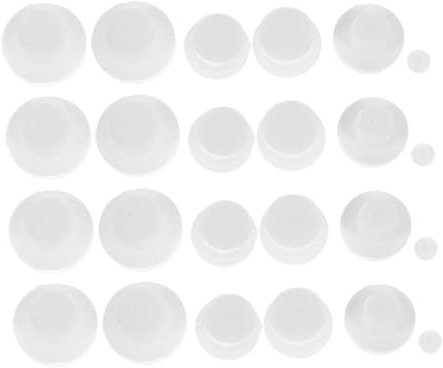 Ciieeo Replacement Silicone Caps for Salt Pepper Shakers 24pcs Bottle Cap Sealers Sealing Stoppers for Kitchen Oil Water Bottles