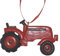 Traktor-Weihnachtsschmuck zum Aufhängen – Bauernhof-Traktor-Harzschmuck für den Weihnachtsbaum | Hängende Fahrzeugdekorationen für festliche Feiertage auf dem Bauernhof, Partyzubehör für Baum- und Hei