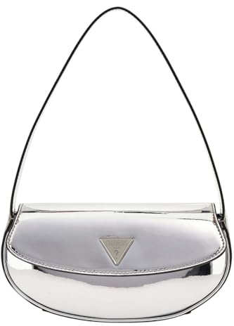 GUESS Arnela Shoulder Satchel Silver