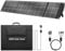 300W Panel Solar Portátil 40 V MC4 para La Mayoría de Las Centrales Eléctricas. Maleta Solar Plegable Ligera con Soportes, Múltiples Salidas para Generadores Solares Camping y Uso en Exteriores