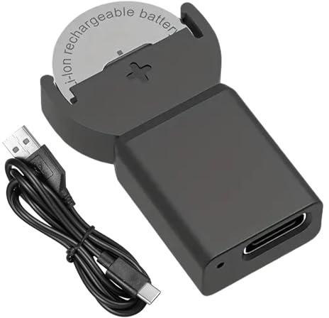 USB-Knopfbatterie-Ladegerät – wiederaufladbares Knopfzellen-Ladegerät, universelle Batterieladung | LED-Anzeige für einfache Überwachung, kompatibel mit Knopfzellen und Knopfbatterien