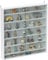 HOMCOM 7-Tier Wall Mounted Display Cabinet, Display Case with 6 Adjustable Shelves, Glass Doors for Home Office Ornaments 83x80cm, White
