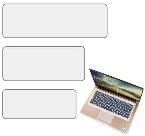 Kasoud Keyboard Cover, 3PCS Laptop Keyboard Cover, 3 Size Keyboard Protector, Silicone KeyboardCover for Laptop, Universal Silicone KeyboardCover for 11 To 17 LaptopNotebook (Clear)