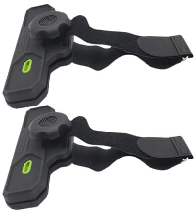 Milageto 2 Piezas de Abrazaderas de toldo de RV, fijando Clips Sujetadores estables, Abrazadera Ancha de Nylon con Clips de toldo Suave