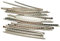 Griffbrett für E-Gitarre, 24 Bünde, 2,4 / 2,7 / 2,9 mm, silberfarben, 24 Stück