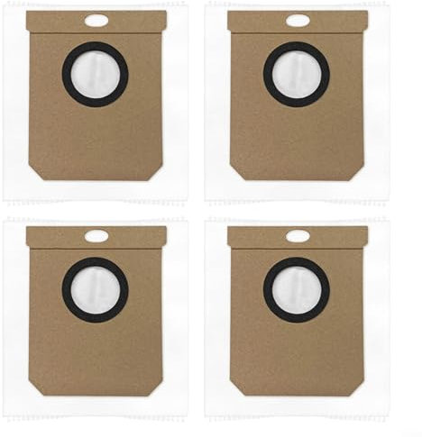 Puupaa Lot de 4 sacs d'aspirateur réutilisables pour Conga 20090 ProAI InfinitySoap Cut & Spa