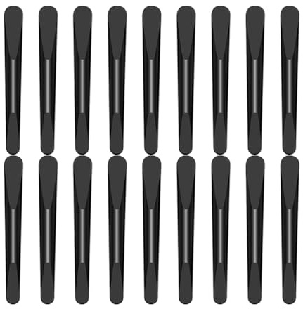 FONDOTIN 50 Stück Teiliges Make Up Spachtel aus Robustem Kunststoff Vielseitig Einsetzbar zum Mischen von Foundation und Kosmetika Ergonomisch Geformt für Bequemen Leicht zu Reinigen für