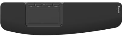 Contour Touch: touchpad ergonomico Bluetooth Wireless per Windows 10/11, Multi-Touch, Vetro ad Alta precisione, clic Ovunque, 4 Tasti programmabili, poggiapolsi Full Size.