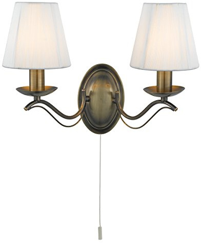 Andretti wall light Antique Brass