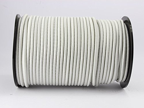 monoflex 8mm Expanderseil weiß 10m Gummiseil Planenseil Spannseil Elast. Seil Plane