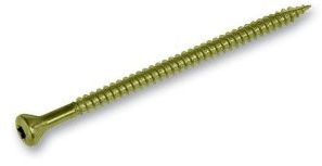 suki 100 Stück Dielenschraube 3,2 x 50 mm passiviert TX10, 6177910
