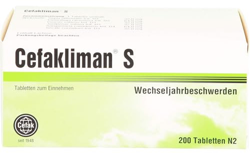 Cefakliman S Tabletten bei Wechseljahrbeschwerden, 200 St. Tabletten