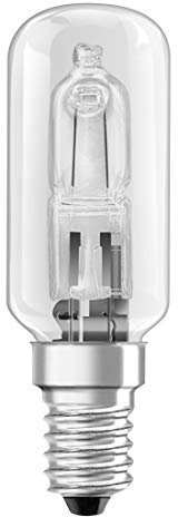 Xavax Ampoule halogène pour hotte aspirante (40W, E14, 490 lm, 2000 h, blanc chaud, forme tube) Transparent