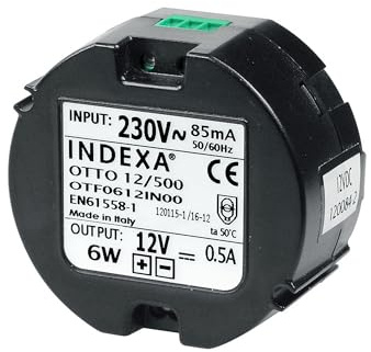 Indexa 32157 Netzgerät für Up Dose Otto Videoüberwachungssystem schwarz/weiß