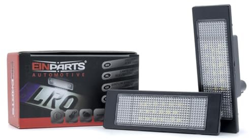 EinParts Kennzeichenbeleuchtung EP93 Canbus 6000K für R55 Clubman R60 Countryman R61 Paceman Astra H Vectra C Tigra B Meriva A Corsa C/D Multipla Marea Seicento Grande Punto Punto Evo