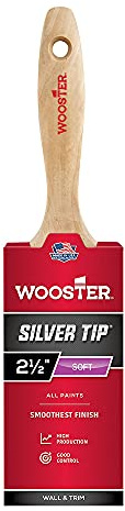 Wooster Brush 5222-2.5 Silver Tip Varnish Paintbrush, None, 2.5 Inch