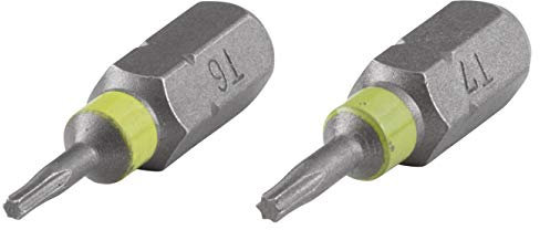 wolfcraft Bit-Set, TORX® (T 8/9), 2-tlg. I 2495000 I 2 Solid-Bits