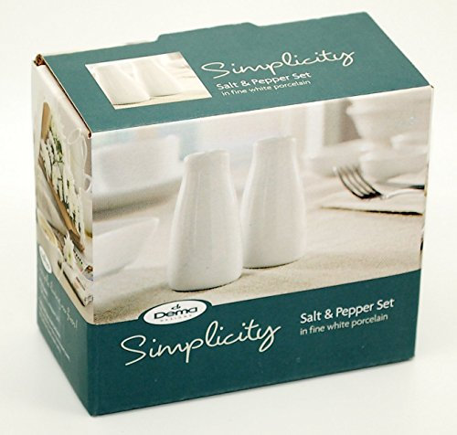 Dema Simplicity Salière et poivrière en porcelaine