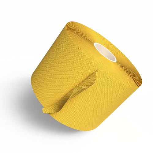 Horn Medical Horn-Haft fein color - Kohäsive Fixierbinde, weich, rutschfest, hautverträglich, selbsthaftend, Gelb (6 cm x 20 m)