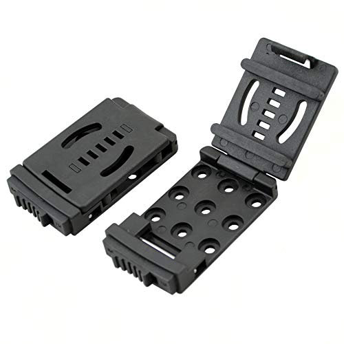HemeraPhit Camping Gürtelclip für Messer Kydex Scheide Camping DIY Outdoor Werkzeug Clip, Satz von 2 Stück (Type#2)