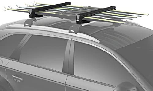 Thule SnowPack Ski-/Snowboard-Rack, groß (6 Pr/4 Boards), Schwarz