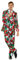 U LOOK UGLY TODAY Mens Bachelor Party Suit Funny Costume Novelty Xmas Jacket with Tie Christmas Suit Outfit-Regular Fit, Santa Claus Christmas Tree, M