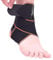 Teylam Chevillère réglable - Bandage de cheville flexible - Ultra fin - Pour course à pied - Pour la course au football - Cheville droite et gauche - Orange