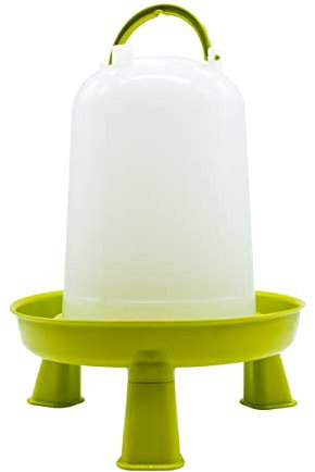 FINCA CASAREJO - Bebedero Aves de Corral Bío con Patas 5 L - Bebedero ecológico Fabricado en plástico de Origen Vegetal - Ideal para gallineros sostenibles