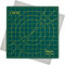 The Quilted Bear Rotierende Schneidematte/Bastelmatte 30.5 x 30.5cm, selbstheilend und 360° drehbar, innovatives Verriegelungsdesign, rutschfeste Unterseite, mit 30/45/60-Grad-Markierungen (Grün).